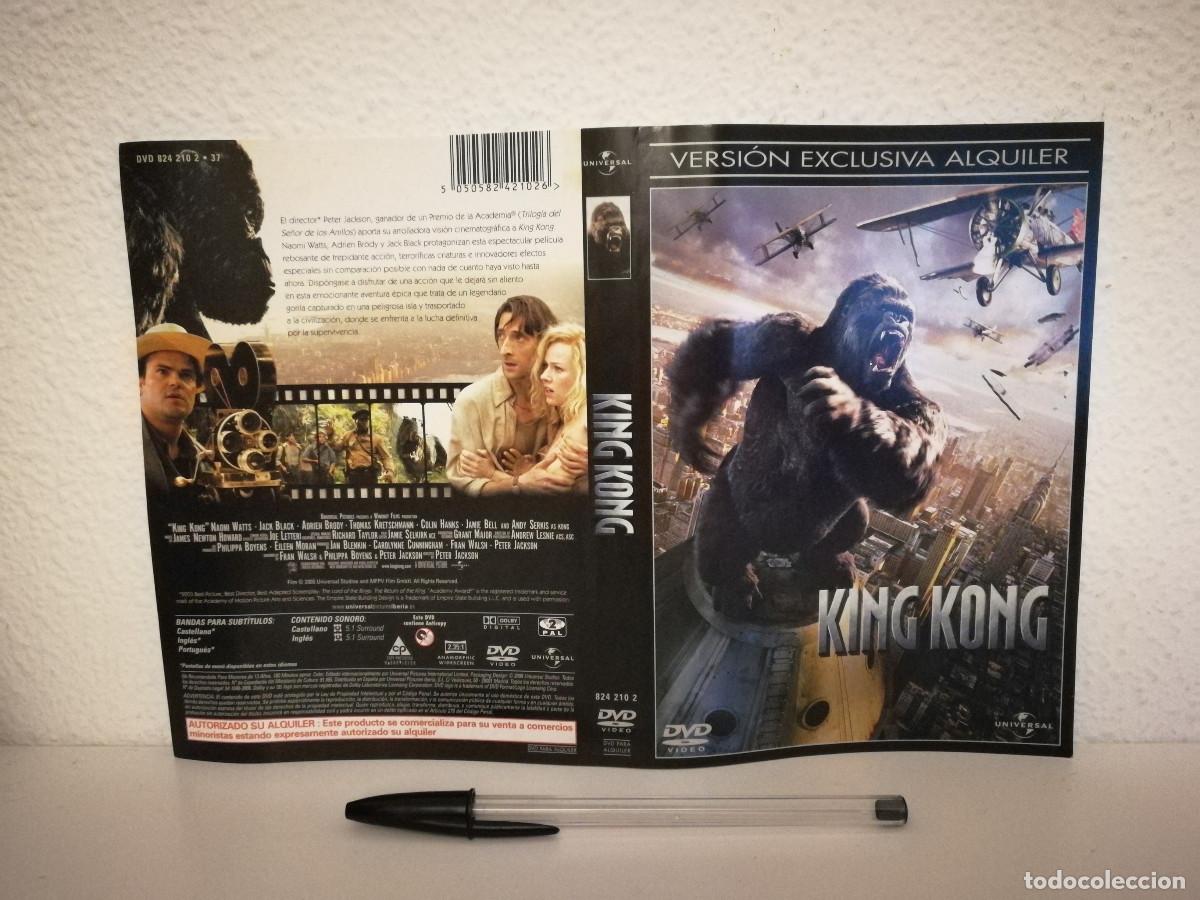 Cine: CARATULA ORIGINAL -A4- KING KONG - TERROR - NAOMI WATTS