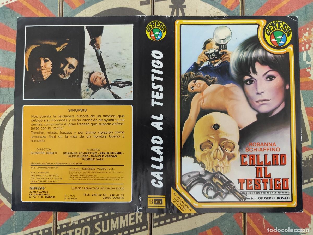 Cine: Car&aacute;tula Beta Callad al testigo - Foto 1