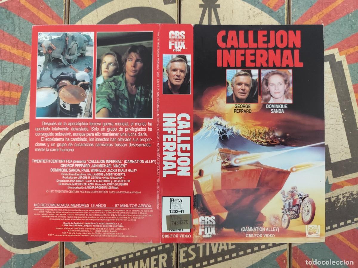 Cine: Car&aacute;tula Beta Callejon infernal - Foto 1