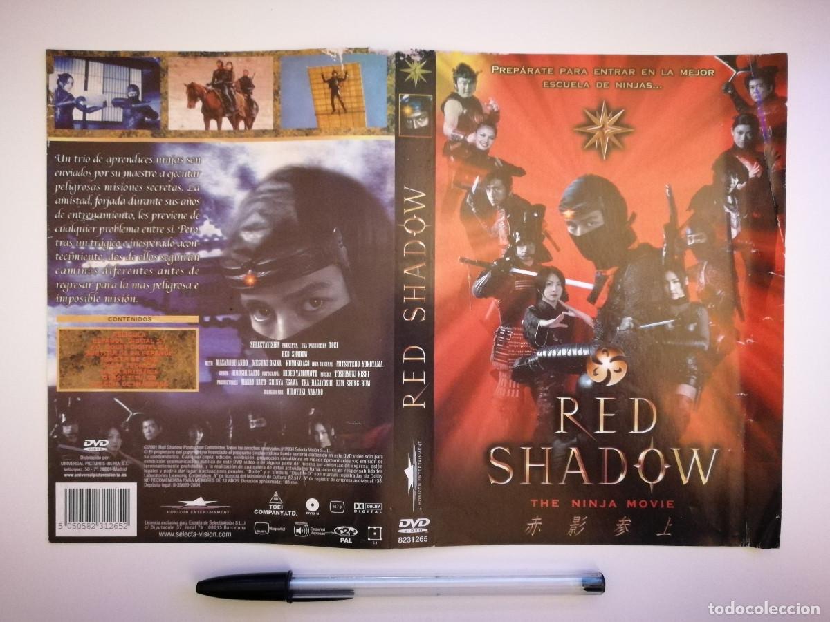 Cine: CARATULA ORIGINAL -A4- RED SHADOW THE NINJA MOVIE - ARTES MARCIALES