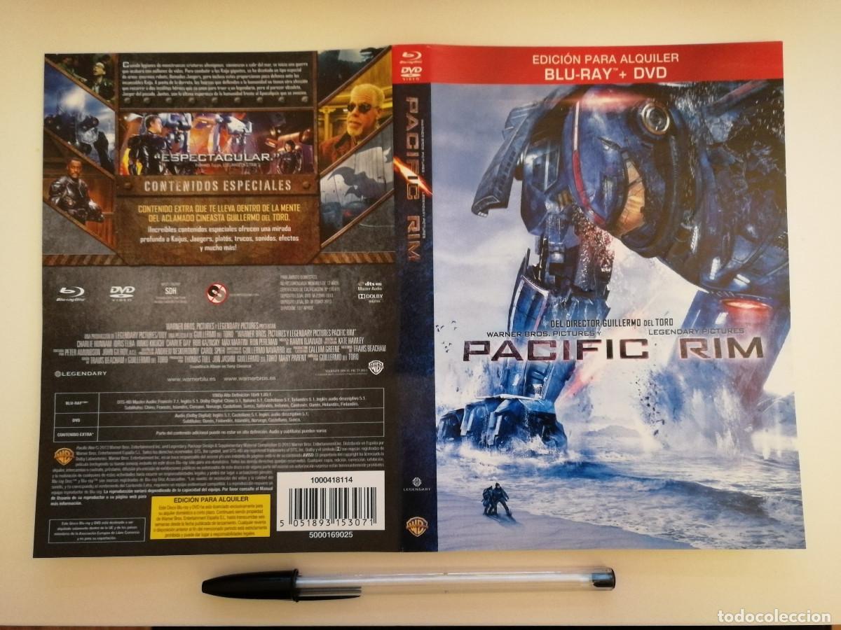 Cinema: CARATULA ORIGINAL -A4- PACIFIC RIM - CIENCIA FICCION - GUILLERMOD EL TORO