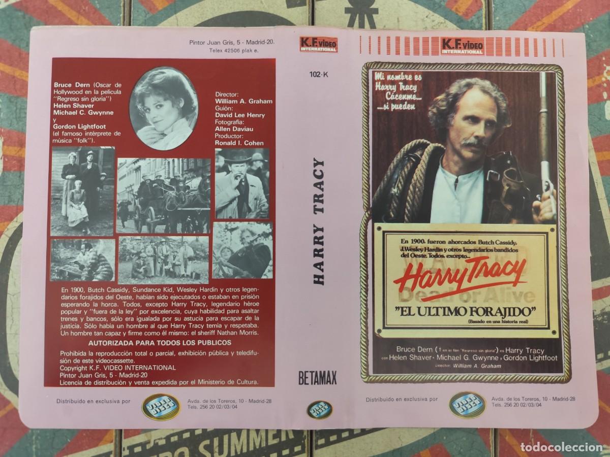 Cine: Car&aacute;tula Beta Harry Tracy - Foto 1