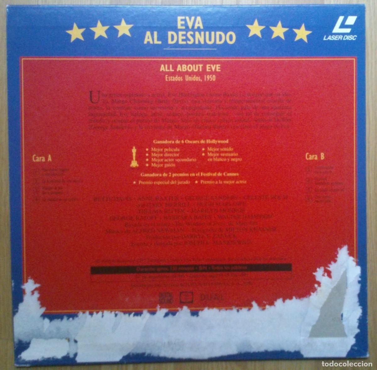 Cine: PELICULA LASER DISC: EVA AL DESNUDO - Foto 2