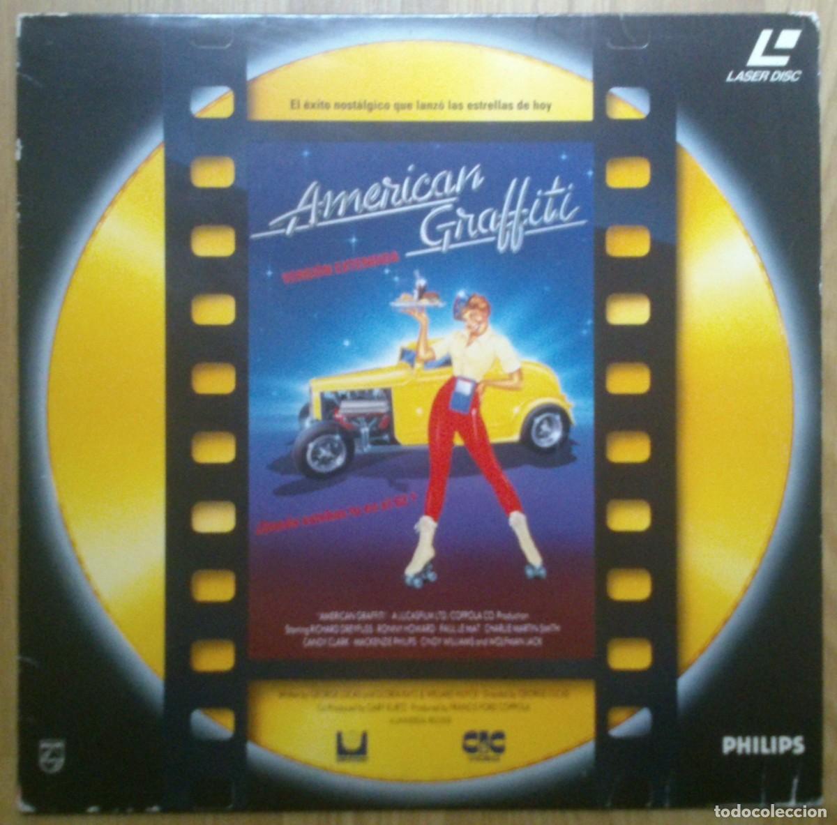 Cine: PELICULA LASER DISC: AMERICAN GRAFFITI - Foto 1