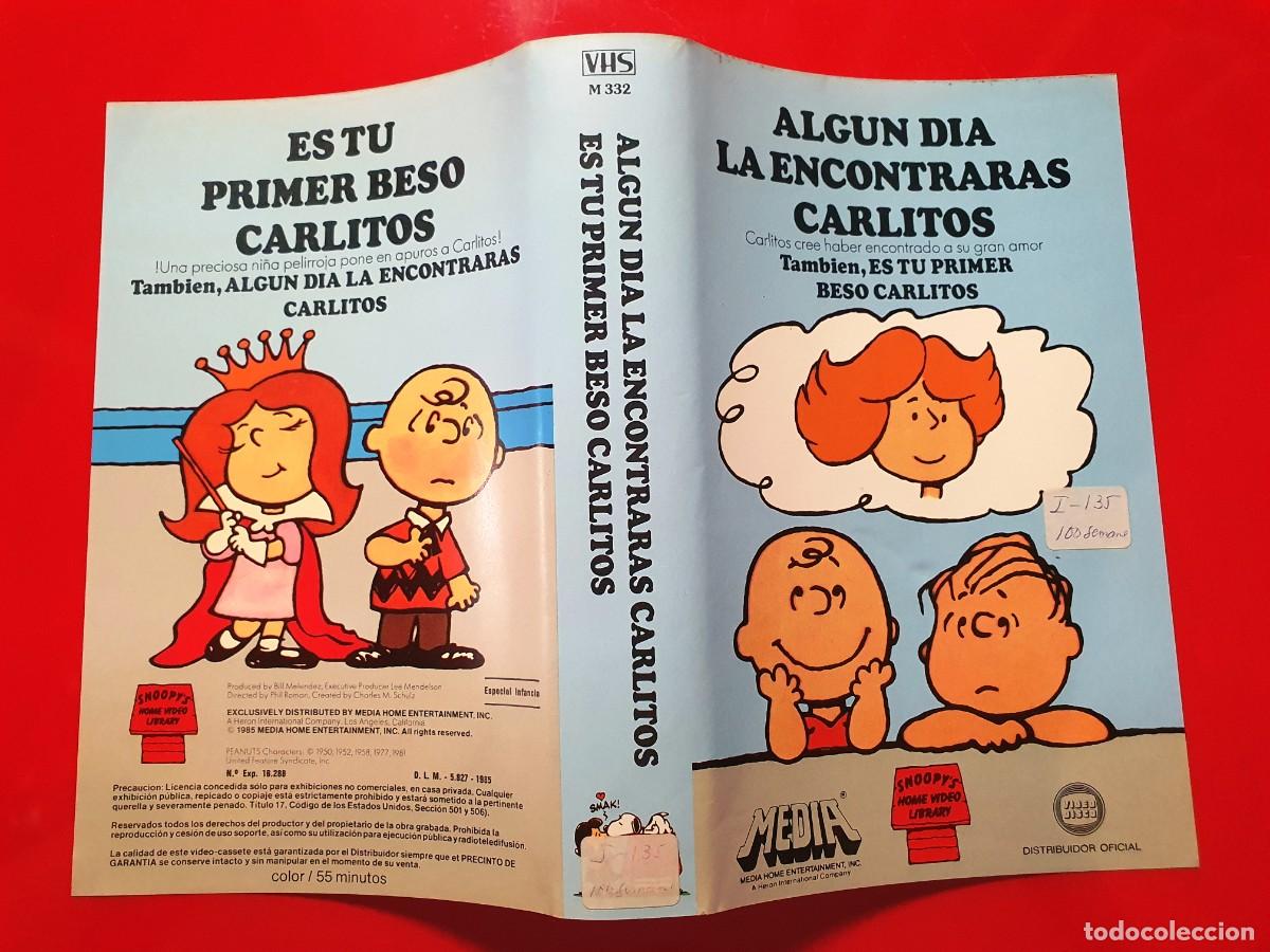 Cine: CARATULA ALGUN DIA LA ENCONTRARAS, CARLITOS ES TU PRIMER BESO CARLITOS