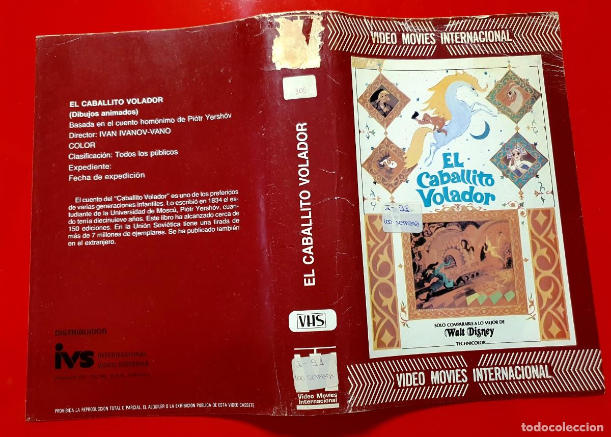 Cine: SOLO CARATULA EL CABALLITO VOLADOR (1982) - RAREZA FANTASIA