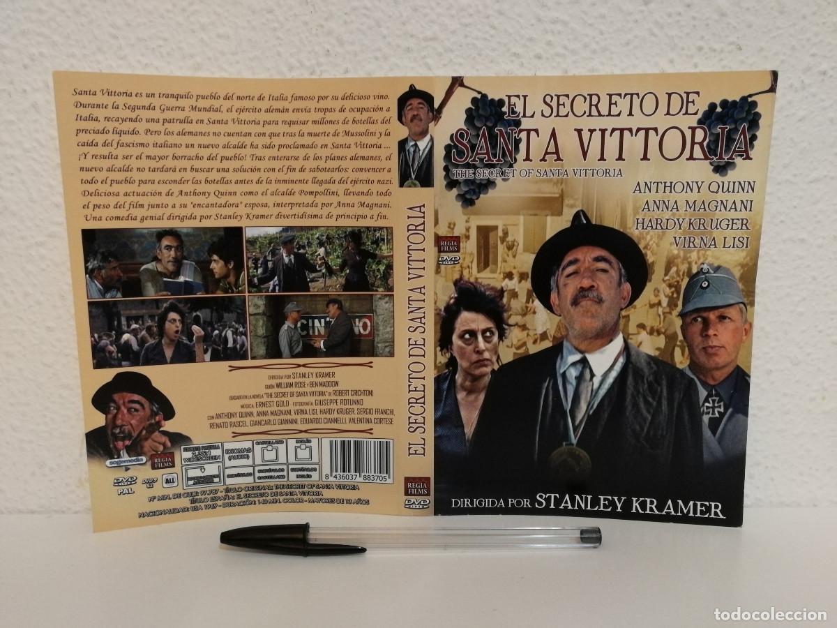 Cinema: CARATULA ORIGINAL -A4- El secreto de Santa Vittoria - ANTHONY QUINN
