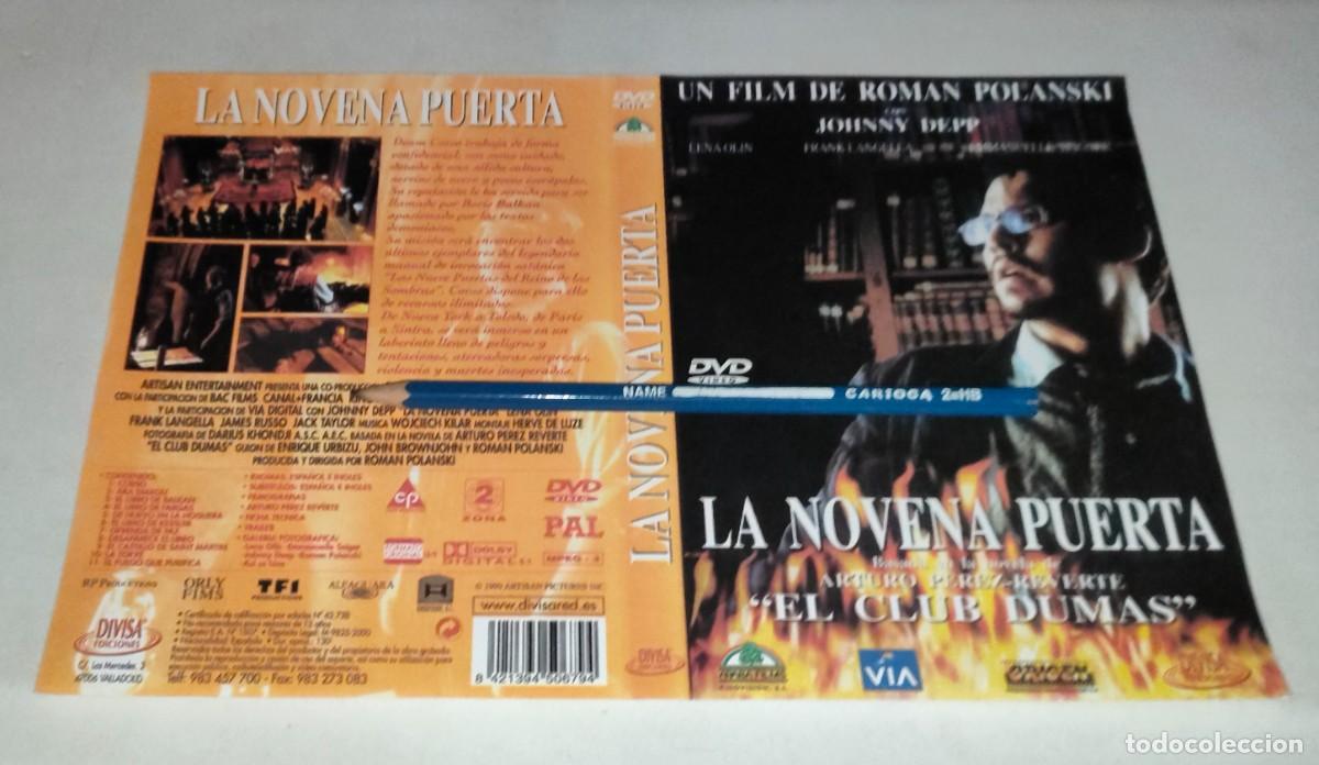 Cin&eacute;ma: CAR&Aacute;TULA DVD &bull; LA NOVENA PUERTA (ROMAN POLANSKI)