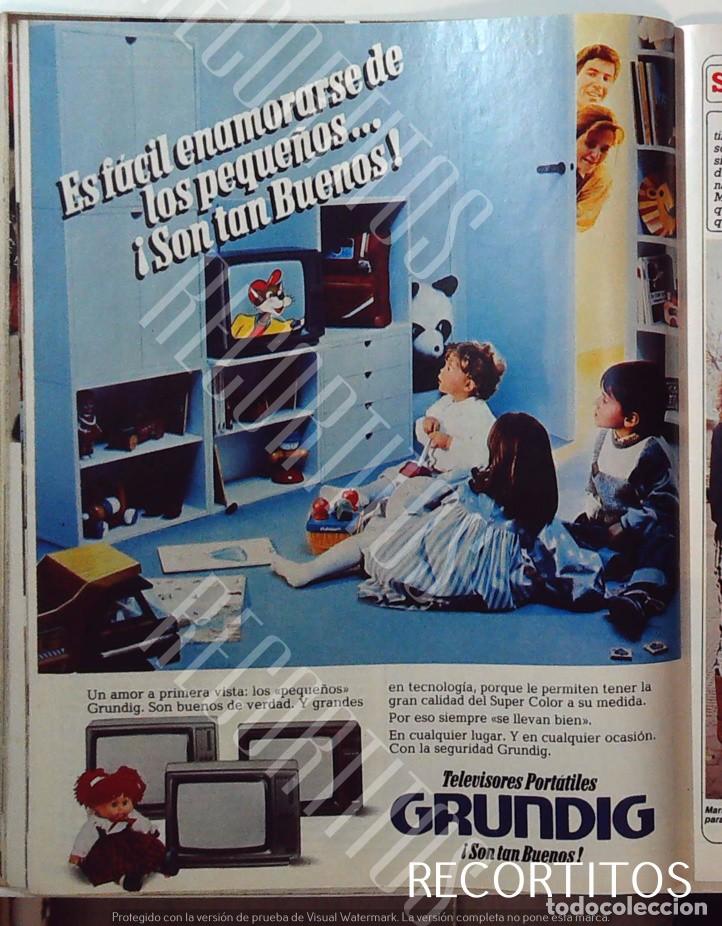 Cinema: GRUNDIG TELEVISOR ANUNCIO PUBLICIDAD MU&Ntilde;ECA REPOLLO CABAGE CADBAGE DOLLS