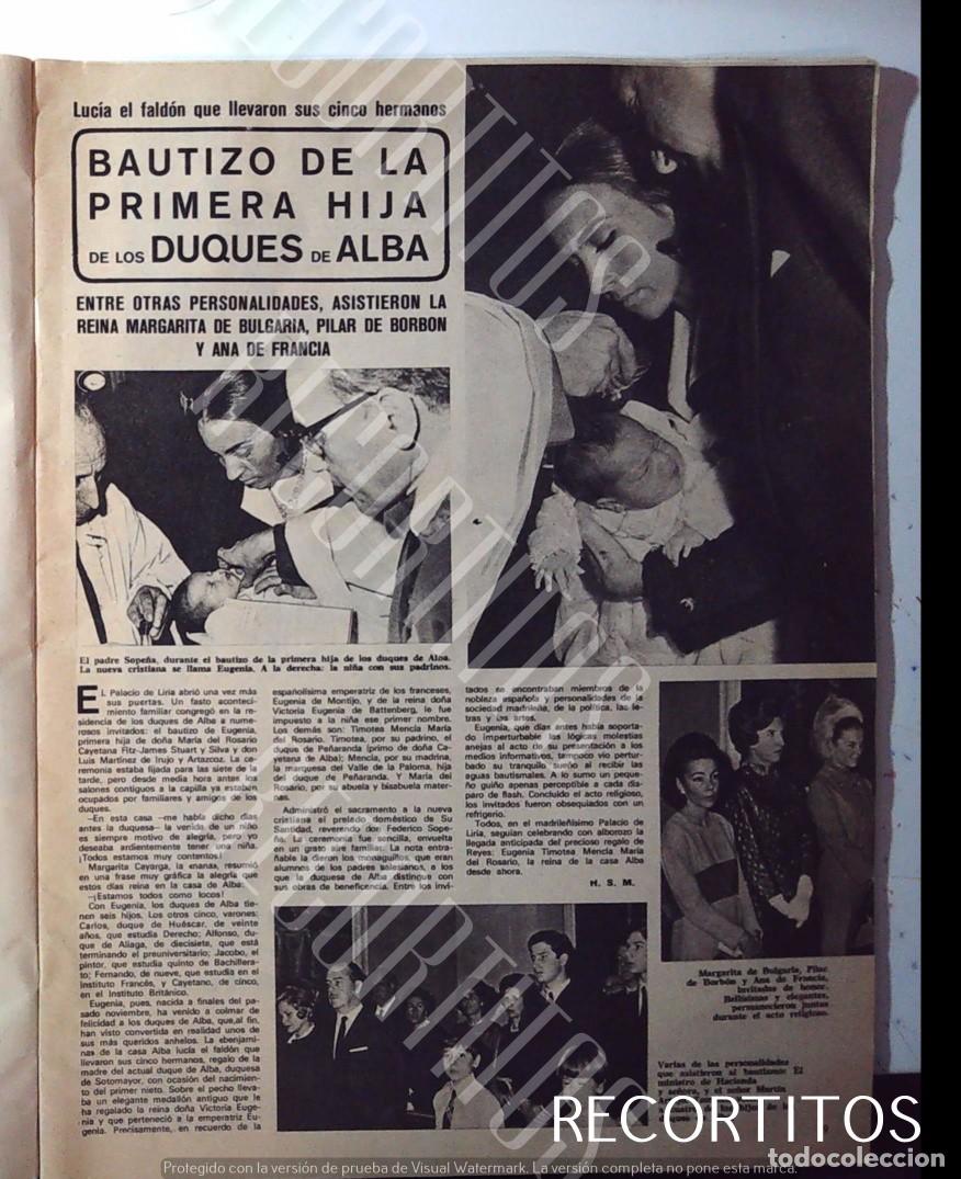 Cinema: BAUTIZO MARIA EUGENIA MARTINEZ DE IRUJO DUQUESA DE ALBA