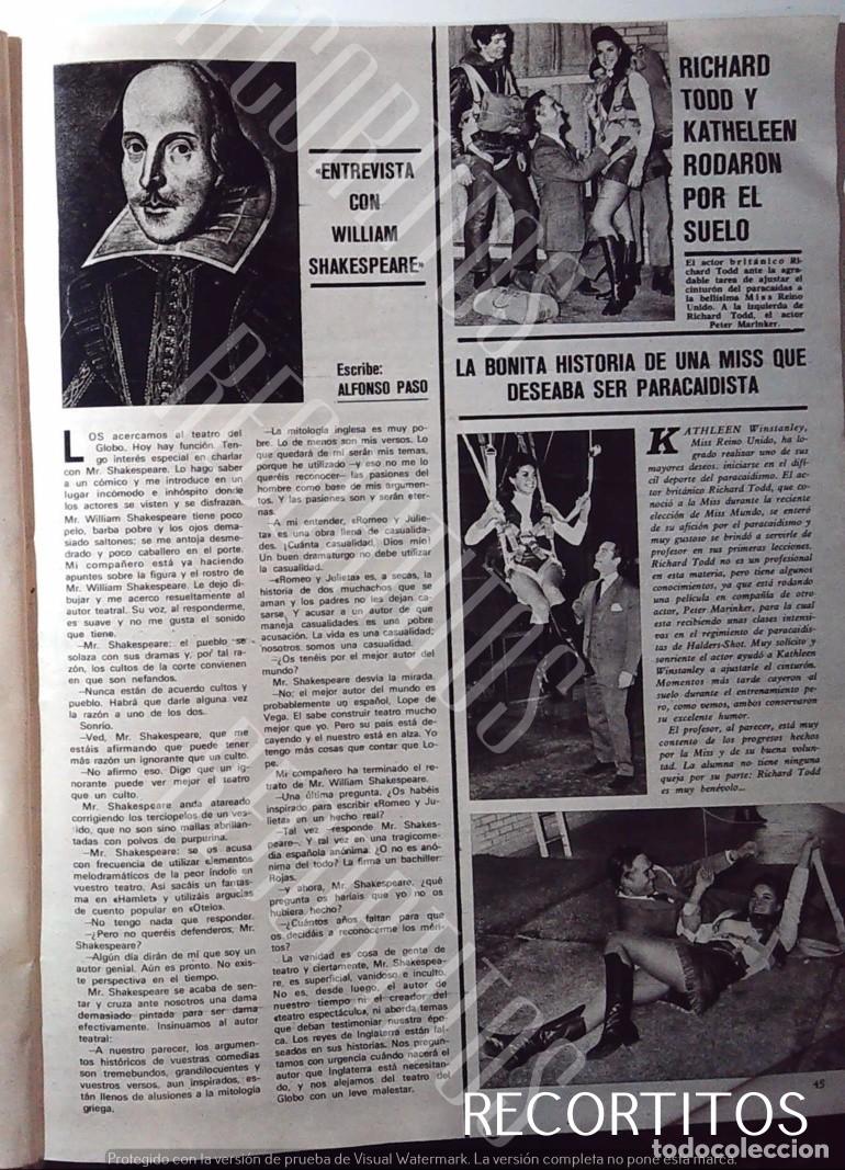 Cinema: MISS REINO UNIDO UK KATHLEEN WINSTANLEY RICHARD TODD SHAKESPEARE