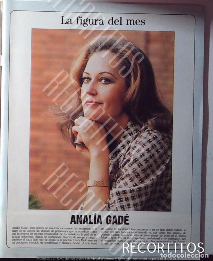 Cinema: ANALIA GADE ACTRIZ 1990