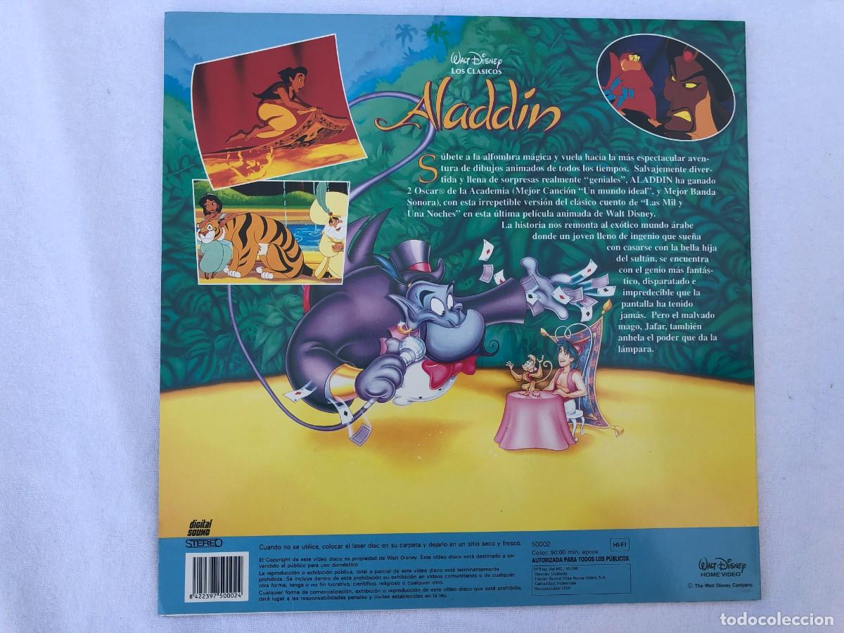 Cine: ALADDIN / WALT DISNEY / LASER DISC - Foto 2