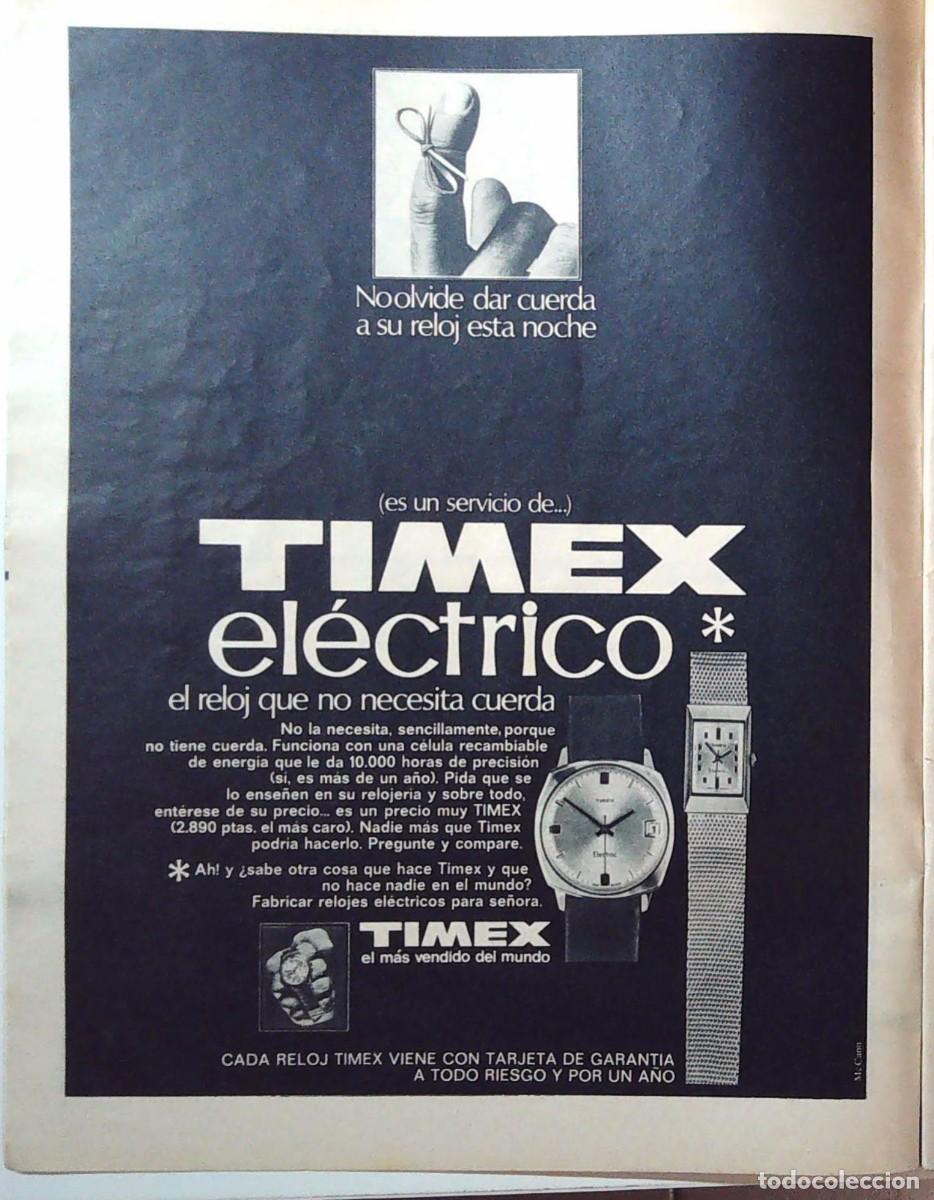Cine: timex reloj anuncio publicidad 1969 - Foto 1