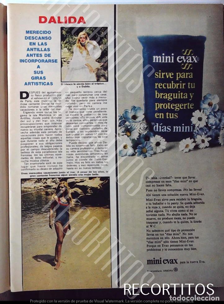 Kino: EVAX COMPRESAS ANUNCIO PUBLICIDAD DALIDA