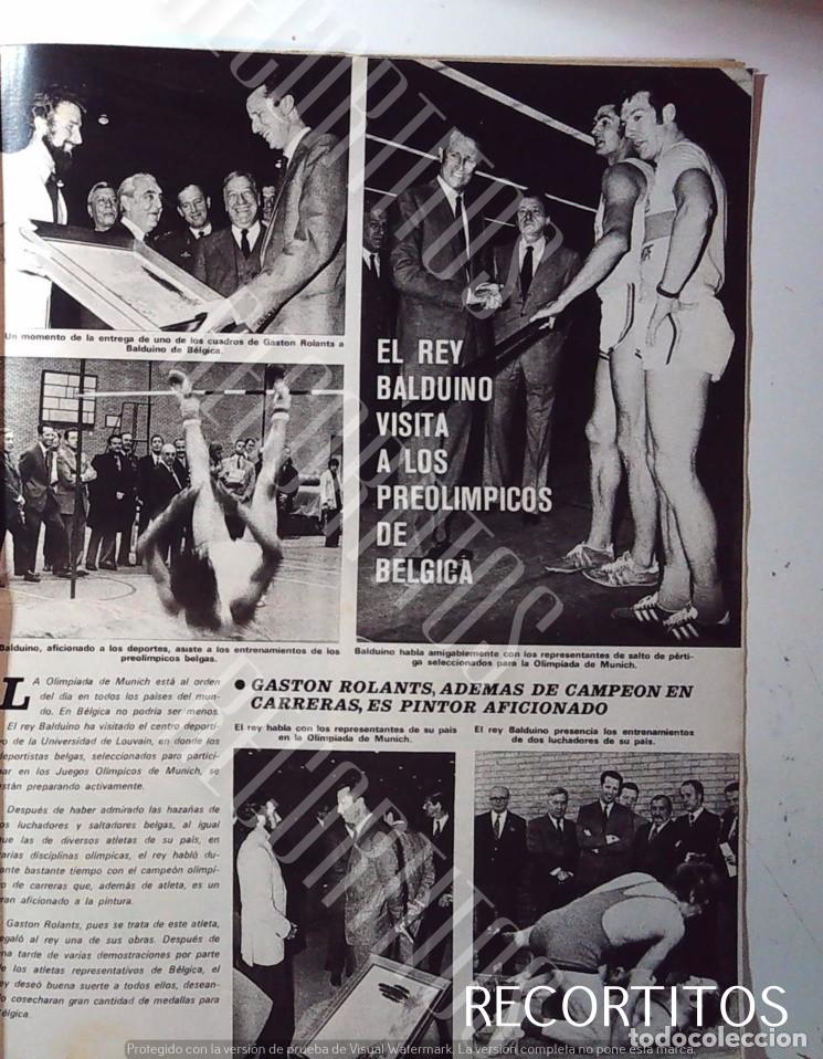 Cinema: 1972 BALDUINO DE BELGICA CON LOS ATLETAS PRE OLIMPICOS