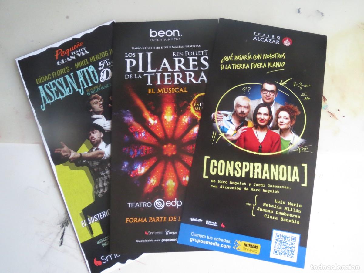 Cine: lote flyers de teatro