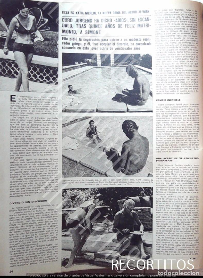 Kino: CURD JURGENS SIMONE SEPARACION