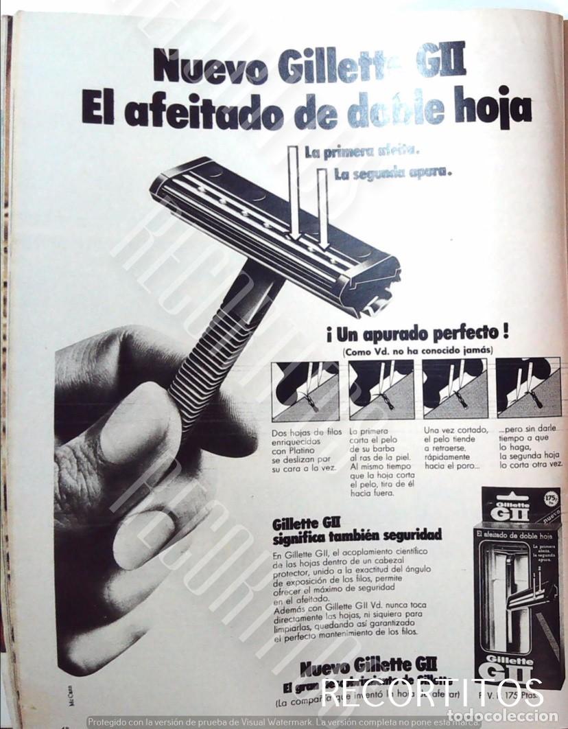 Cine: GILLETTE G II ANUNCIO PUBLICIDAD - Foto 1