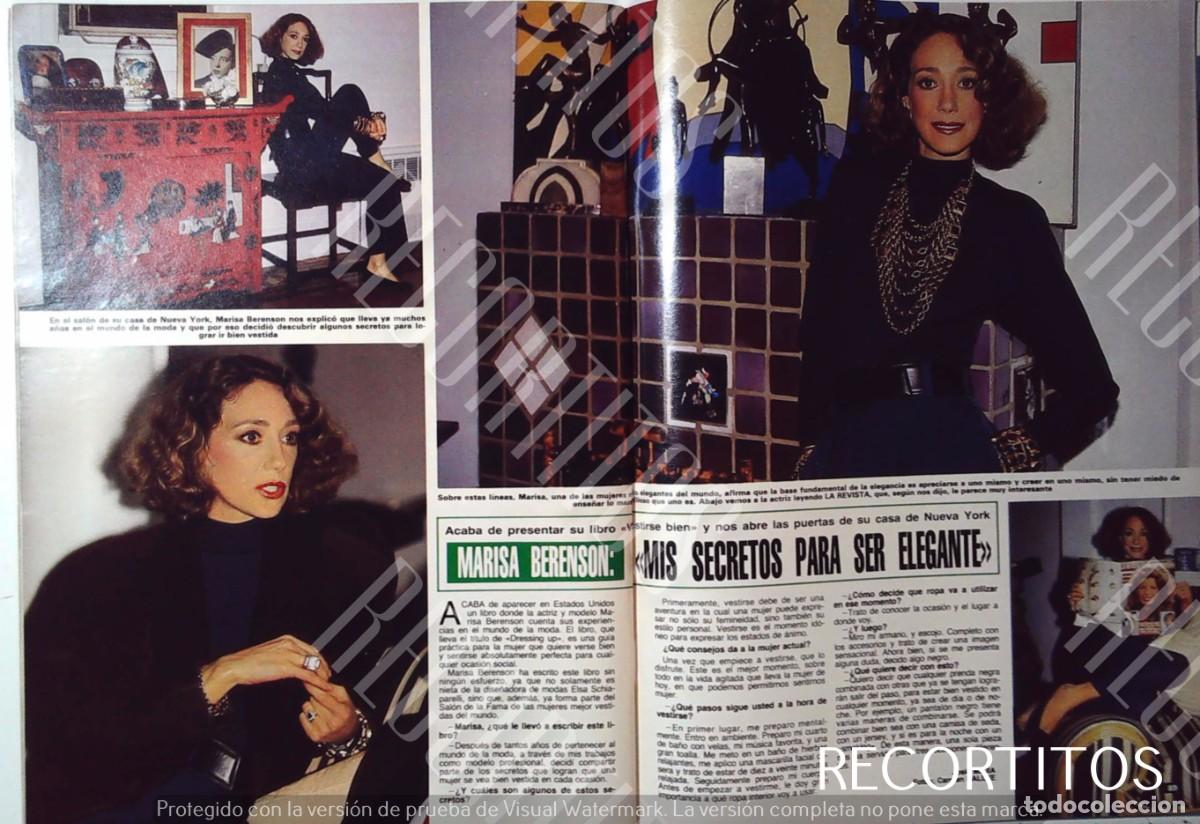 Cinema: MARISA BERENSON SECRETOS DE ELEGANCIA