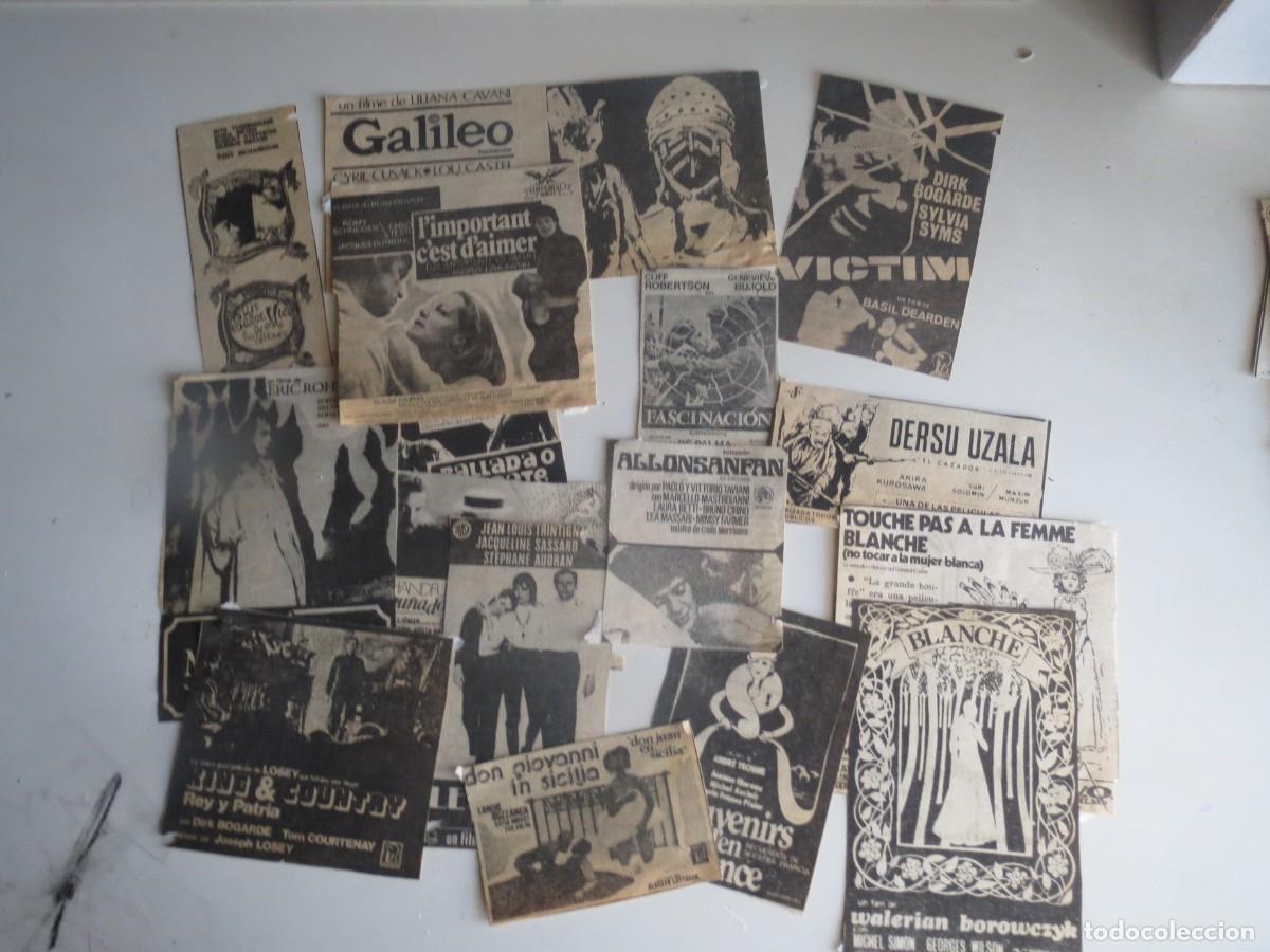 Cine: lote de recortes de periodico - Foto 1