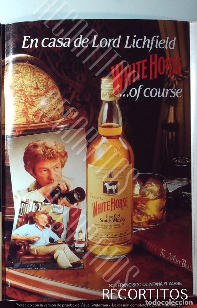 Cine: WHITE HORSE WHISKY ANUNCIO PUBLICIDAD LORD LICHFIELD