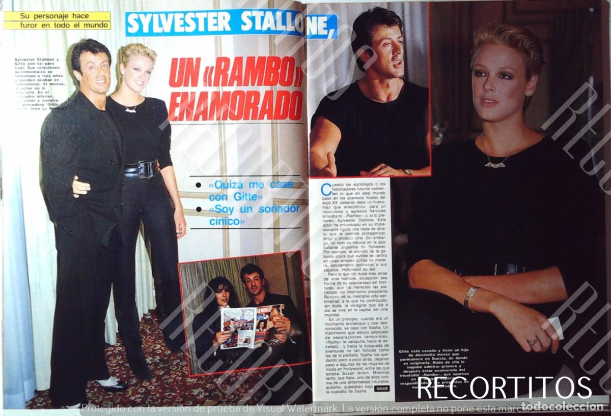 Cine: BRIGITTE NIELSEN SYLVESTER STALLONE - Foto 1