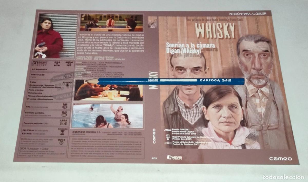 Cine: CAR&Aacute;TULA DVD &bull; WHISKY (PABLO REBELLA)