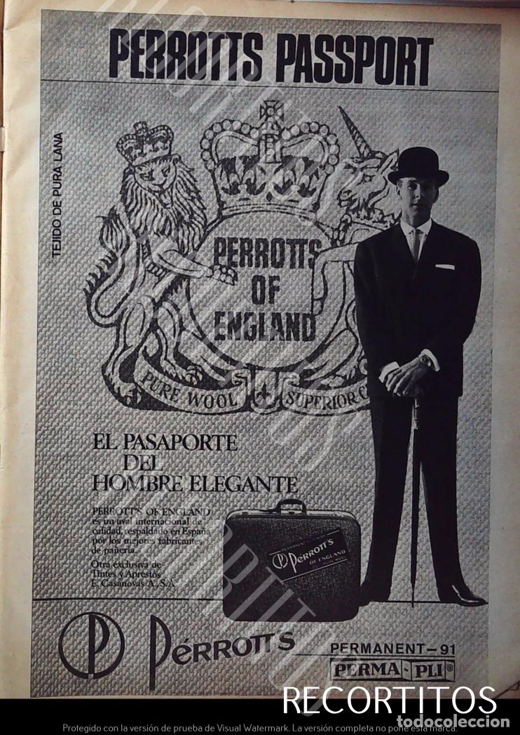 Kino: PERROTTS PASSPORT ANUNCIO PUBLICIDAD MODA MASCULINA