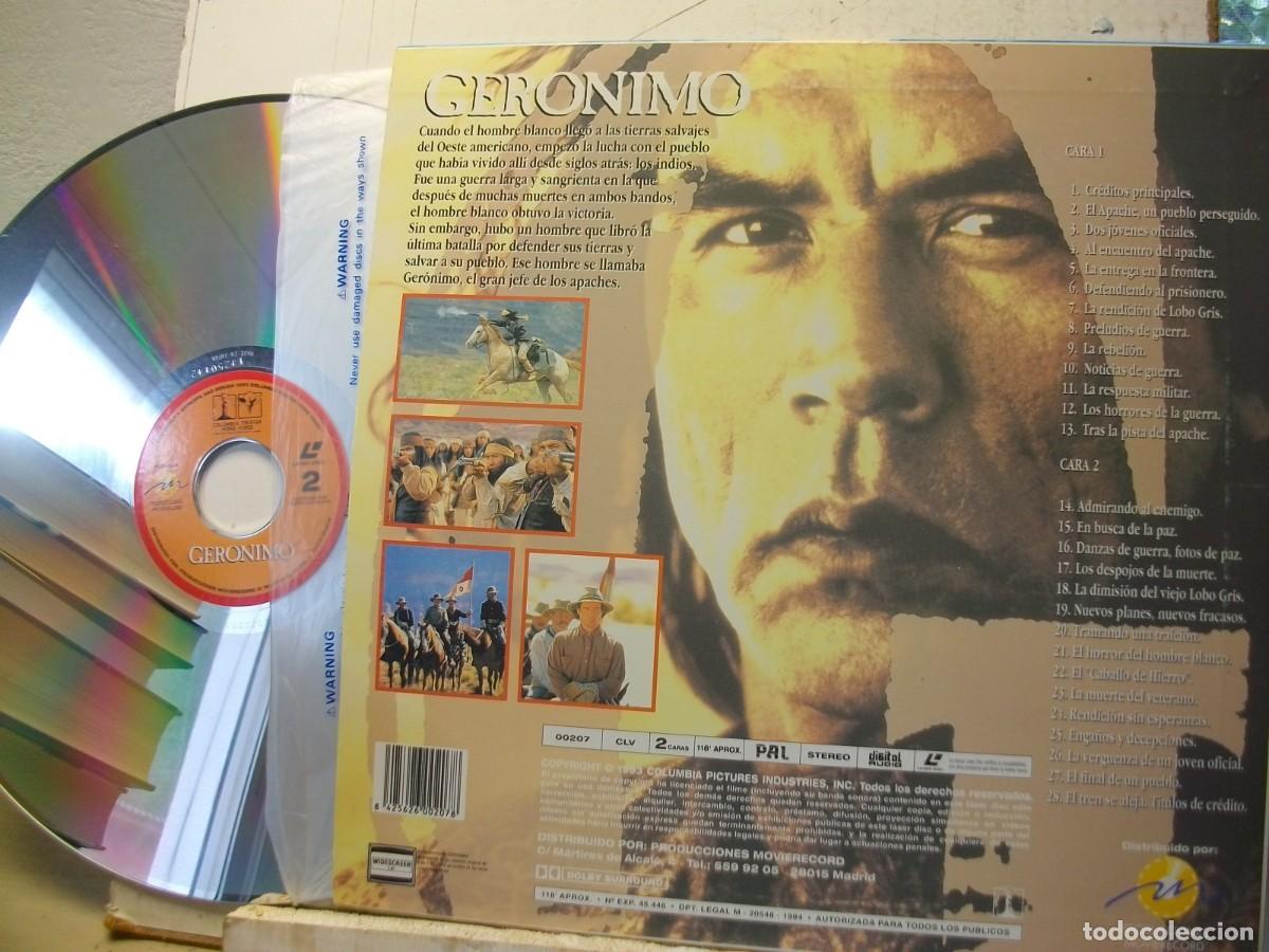 Cine: Geronimo - FILM VIDEO Laser-disc - Foto 2