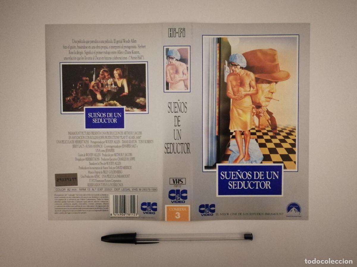 Cine: CARATULA ORIGINAL -A4- SUE&Ntilde;OS DE SEDUCTOR - WOODY ALLEN