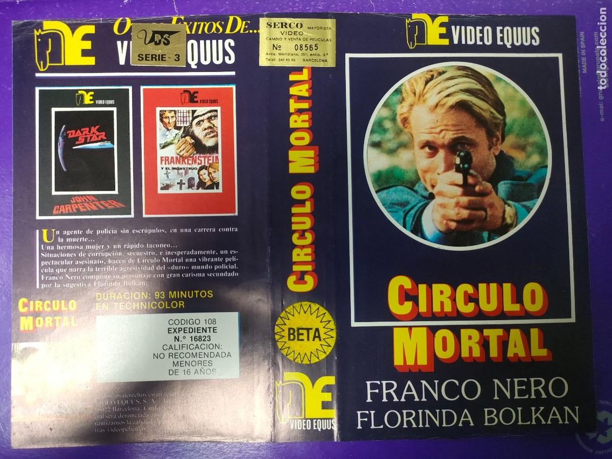 Cine: CARATULA - CIRCULO MORTAL EQUUS BETA - Foto 1