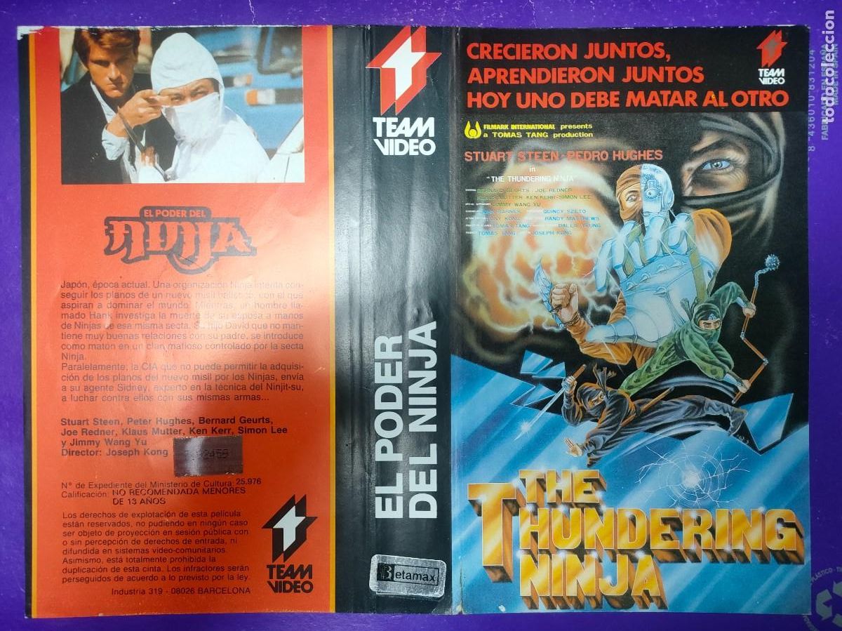 Cine: CARATULA - THE THUNDERING NINJA EL PODER DEL NINJA TEAM BETA - Foto 1