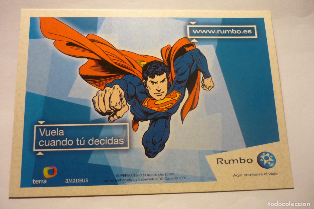 Cine: postal publicitaria rumbo.- superman