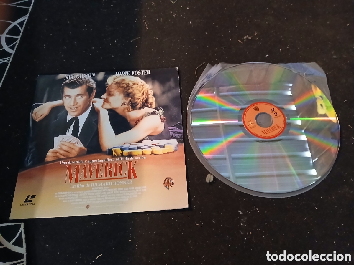 Cine: MAVERICK - BSO - LASER DISC - L - - Foto 1