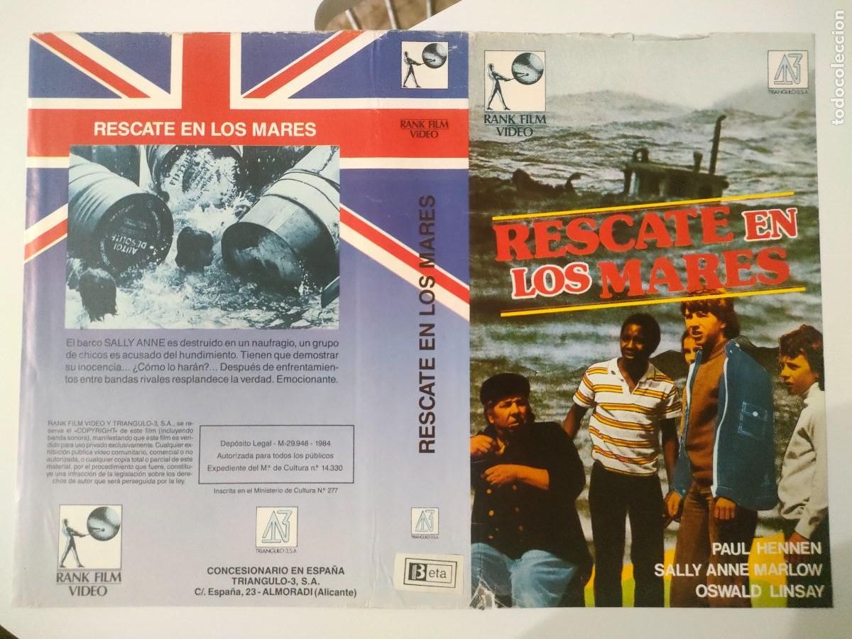 Cine: CARATULA - RESCATE EN LOS MARES RANK BETA - Foto 1