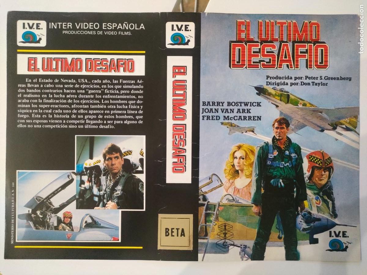 Cine: CARATULA - EL ULTIMO DESAFIO IVE BETA - Foto 1