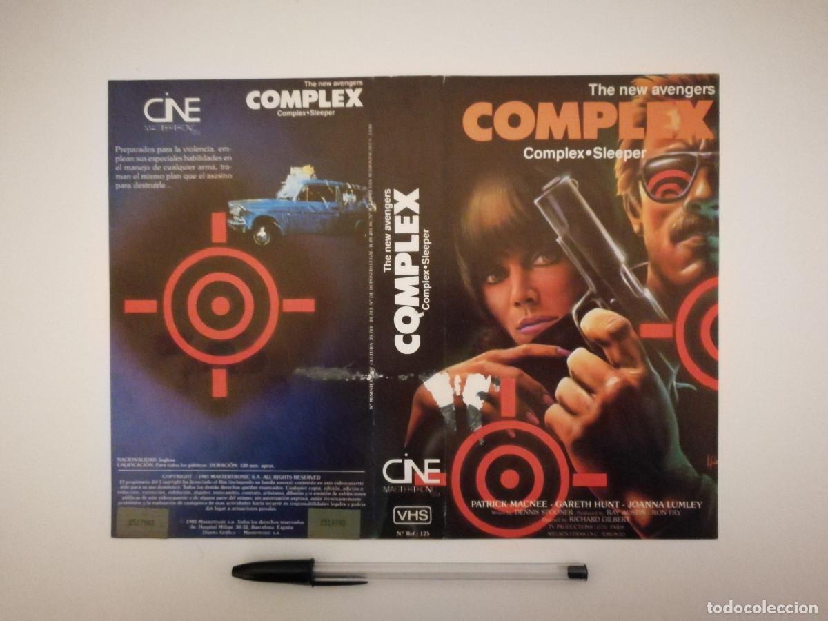 Cine: CARATULA ORIGINAL -A4- COMPLEX SLEEPER THE NEW AVENGERS - PATRICK MACNEE - Foto 1