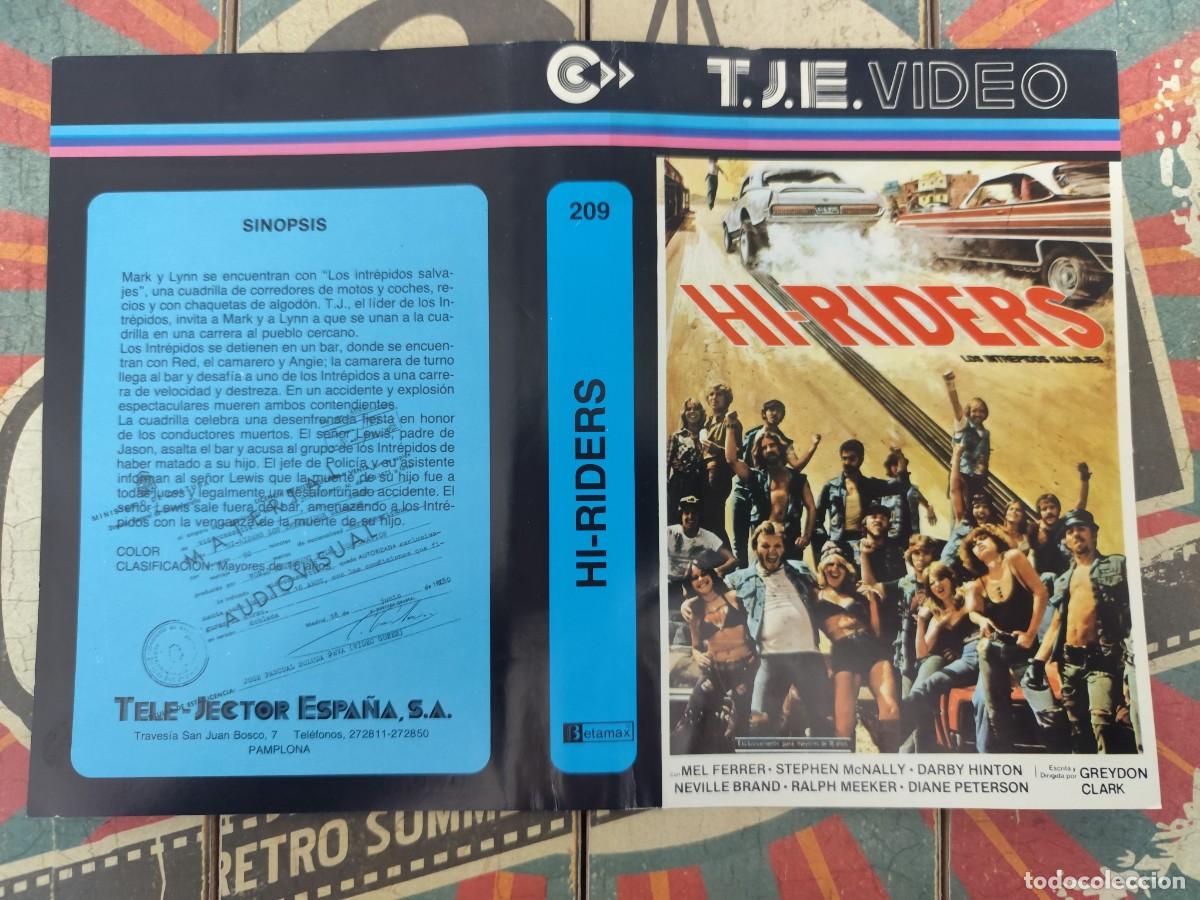 Cine: Car&aacute;tula Beta Hi-Riders - Foto 1