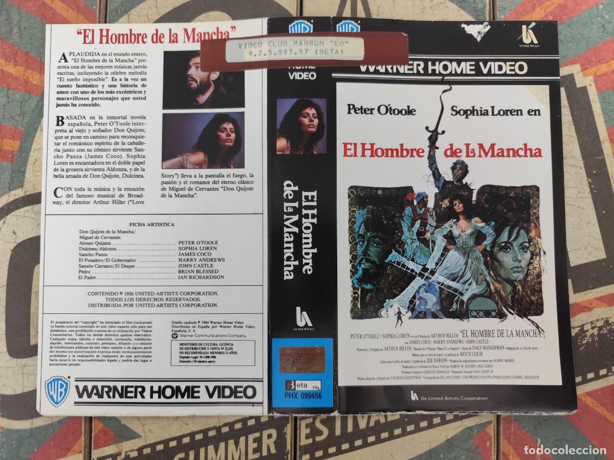 Cine: Car&aacute;tula Beta El hombre de la Mancha - Foto 1
