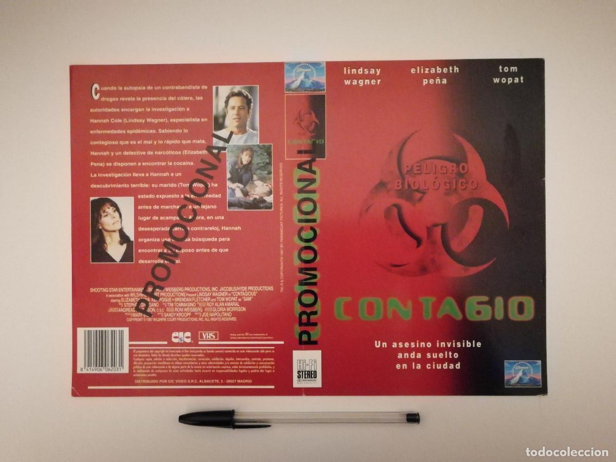 Cine: CARATULA ORIGINAL -A4- CONTAGIO - TERROR - LINDSAY WAGNER