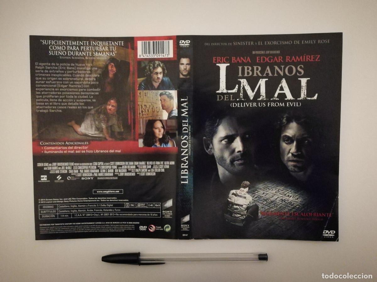 Cinema: CARATULA ORIGINAL -A4- LIBRANOS DEL MAL - TERROR - ERIC BANA