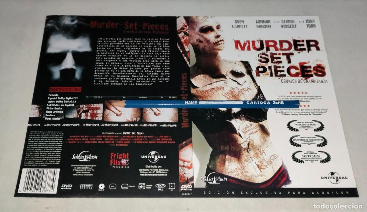 Cine: CAR&Aacute;TULA DVD &bull; CR&Oacute;NICA DE UNA MATANZA / MURDER SET PIECES (NICK PALUMBO)