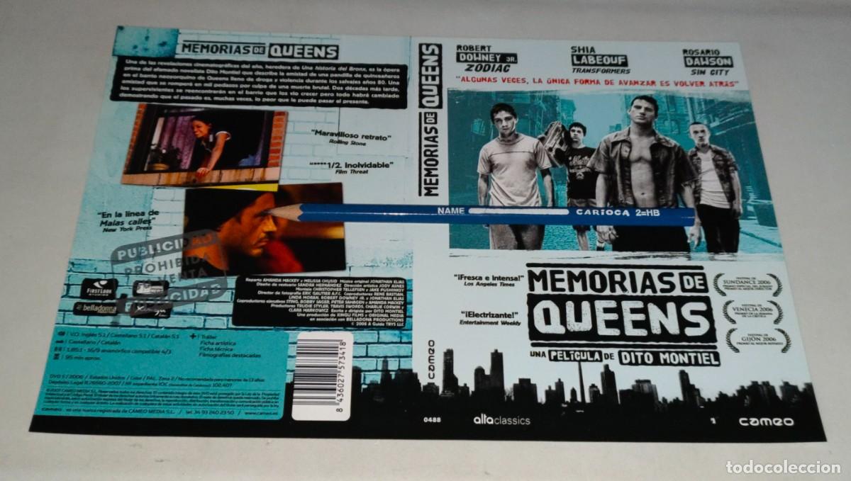 Cine: CAR&Aacute;TULA DVD &bull; MEMORIAS DE QUEENS (DITO MONTIEL)