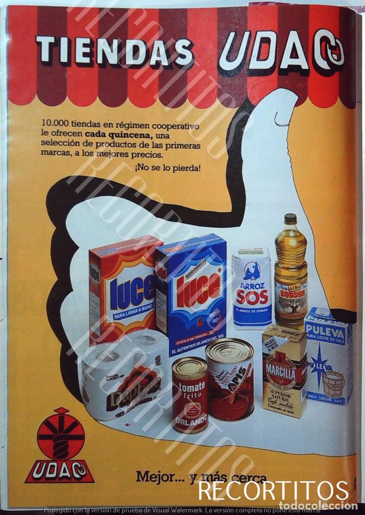 Cine: UDACO ARROZ SOS PULEVA APIS MARCILLA LUCE DAPHNE ORLANDO ANUNCIO PUBLICIDAD