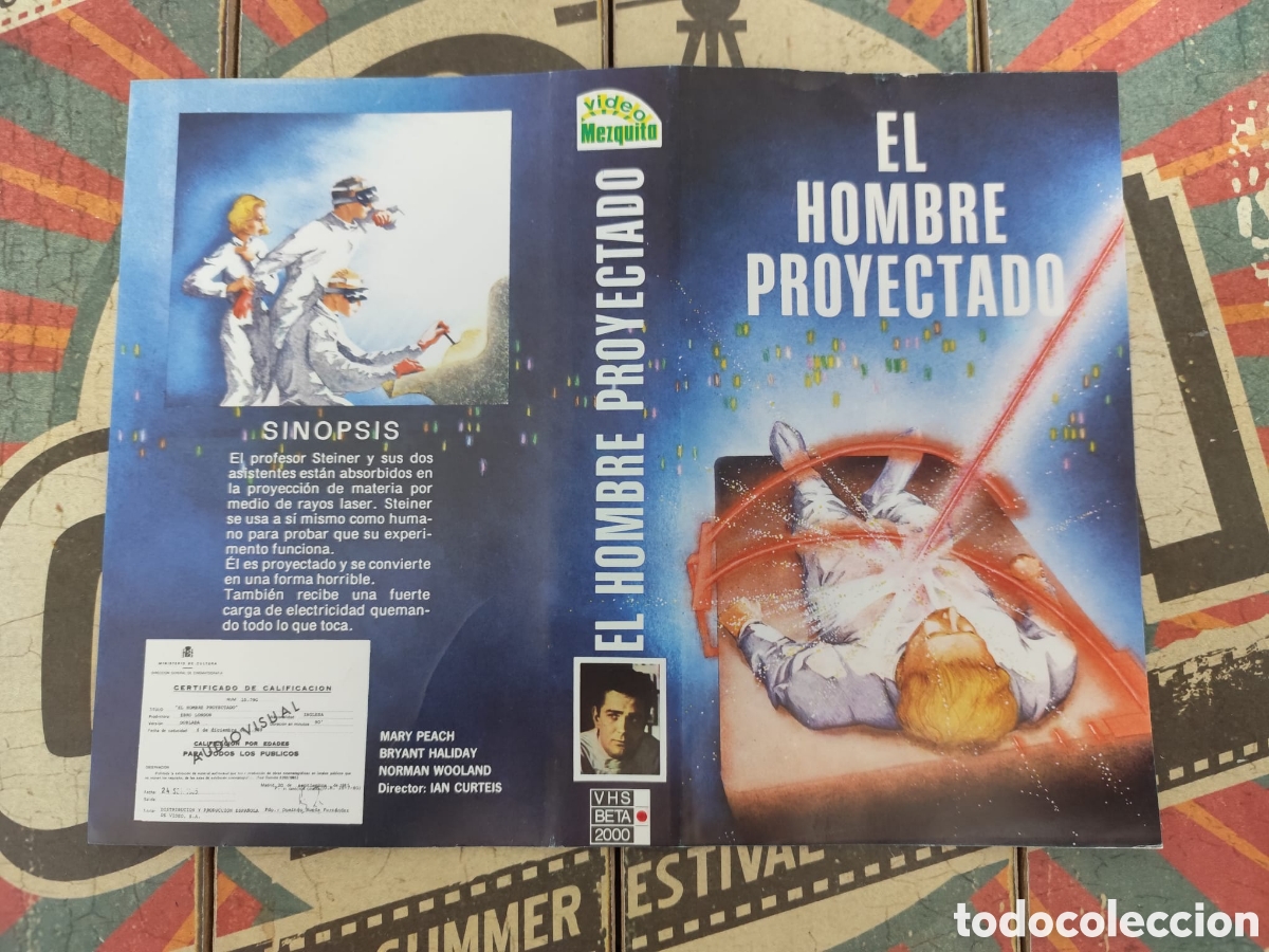 Cine: Car&aacute;tula Beta El hombre proyectado - Foto 1