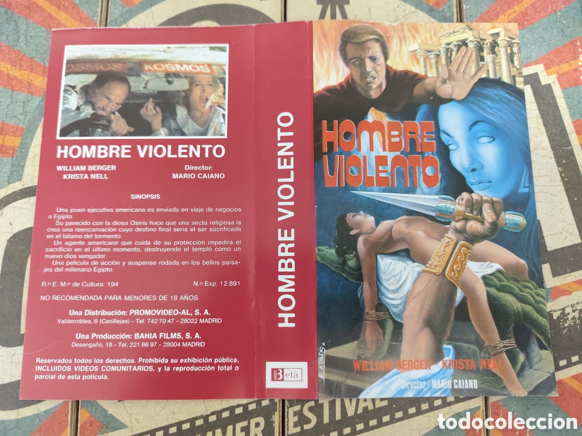 Cine: Car&aacute;tula Beta Hombre violento - Foto 1