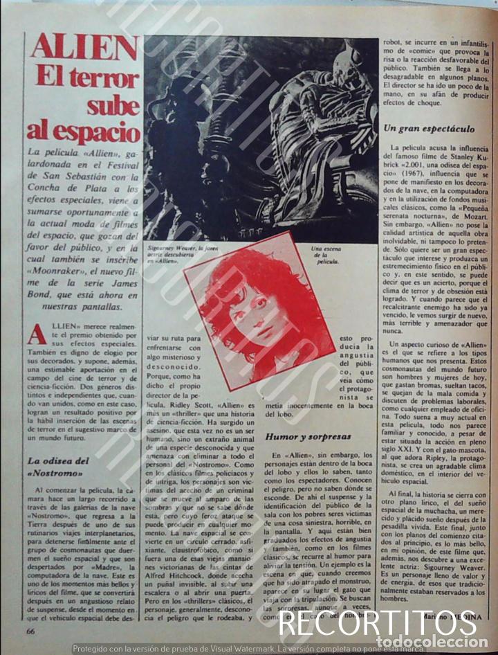 Cine: ALIEN SIGOURNEY WEAVER