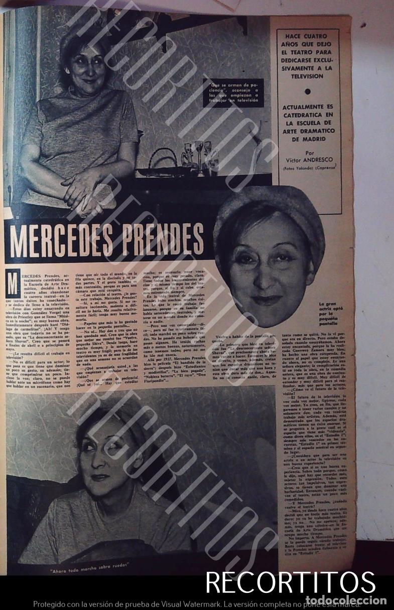 Cine: MERCEDES PRENDES ACTRIZ - Foto 1
