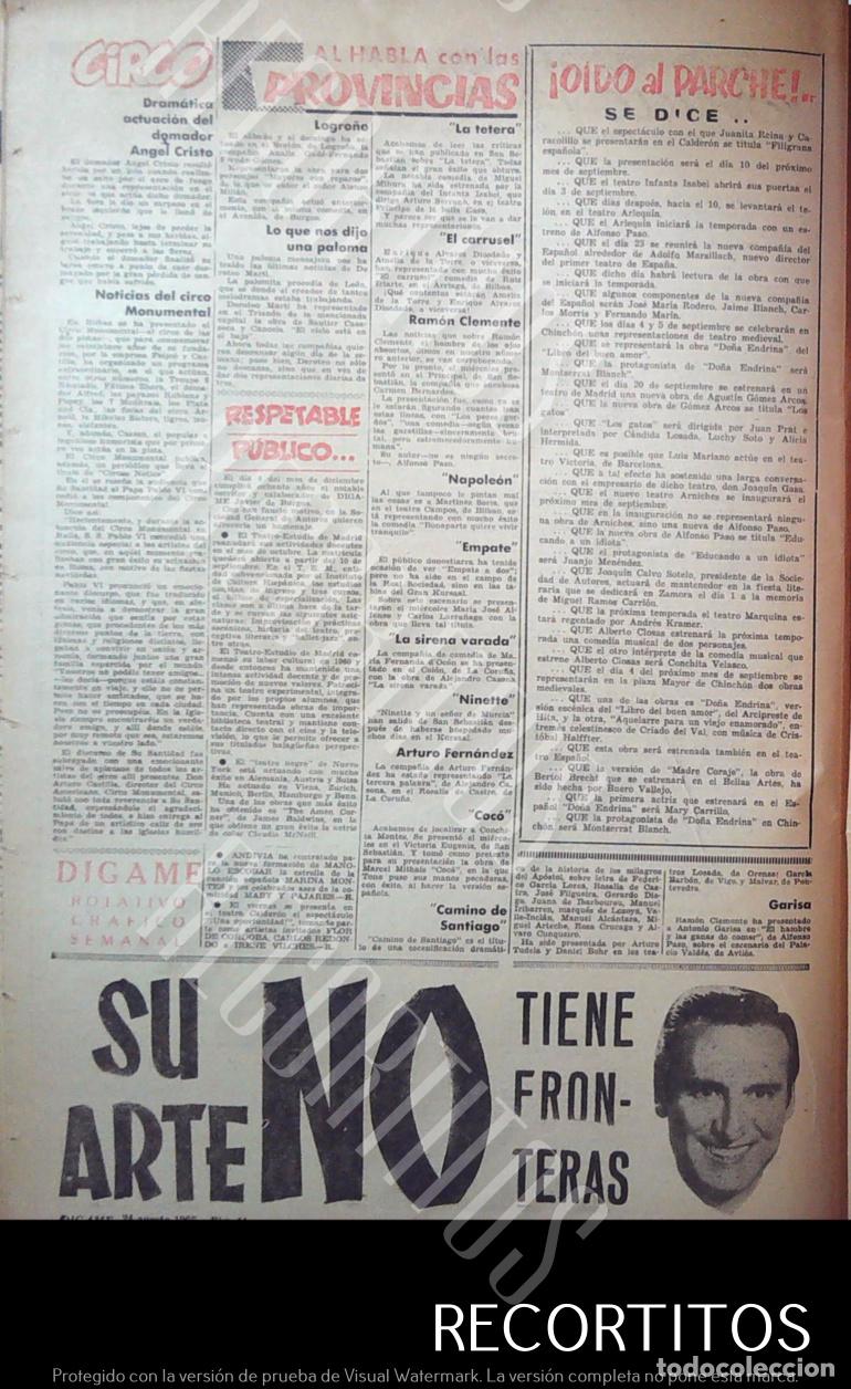 Cinema: MANOLO ESCOBAR 1965 SU ARTE NO TIENE FRONTERAS